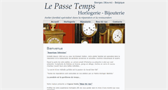 Desktop Screenshot of le-passe-temps.be