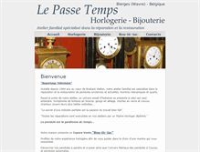 Tablet Screenshot of le-passe-temps.be